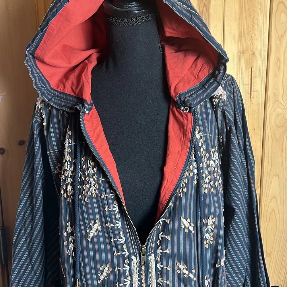 FREE PEOPLE Embellished Stripe Pullover - Picture 13 of 16